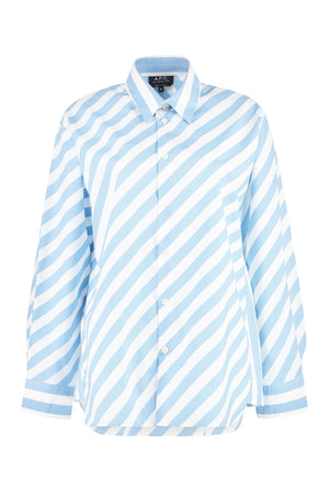 Rosie striped cotton shirt-0
